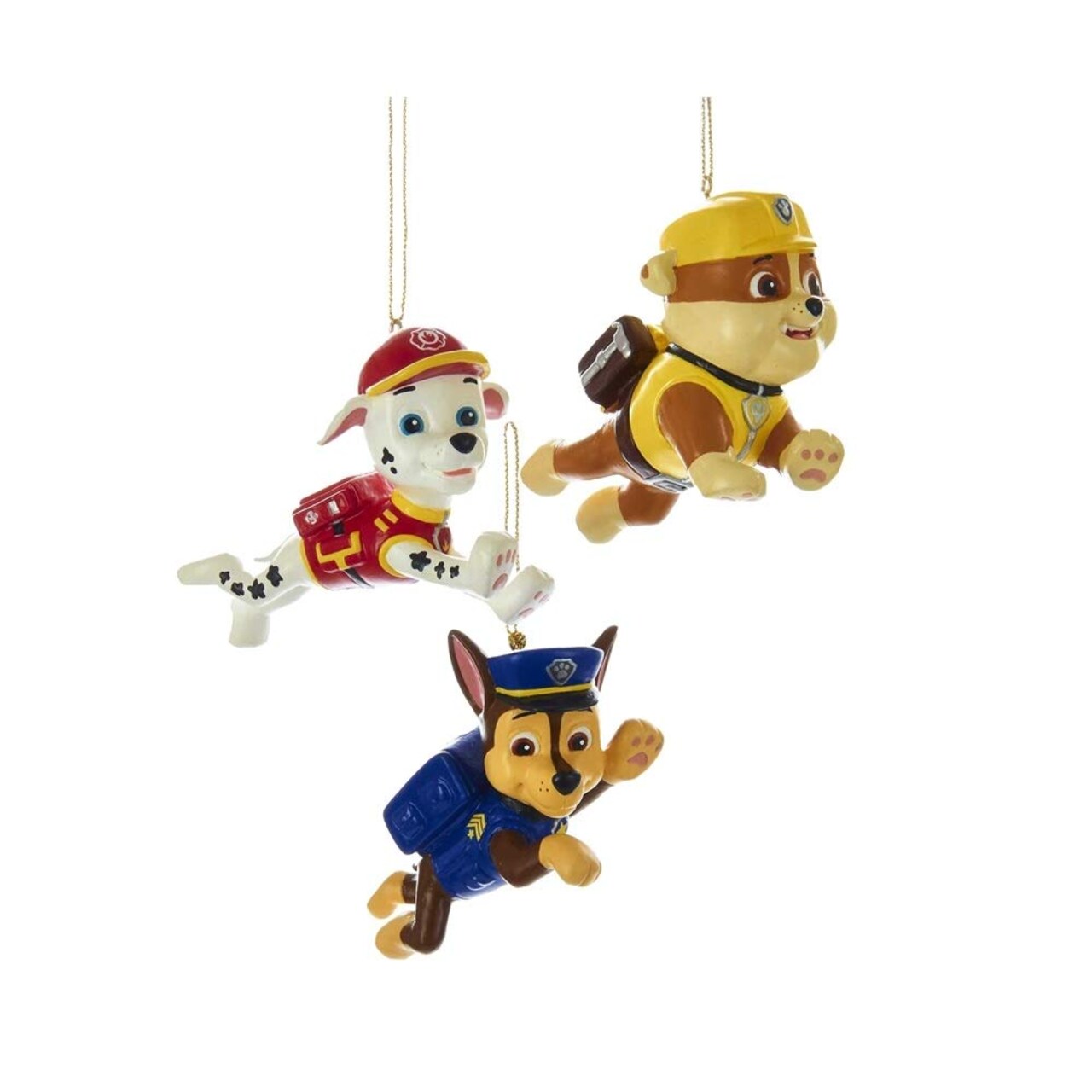 Kurt S. Adler Kurt Adler 2.5-Inch Paw Patrol Christmas Ornament Set of 3